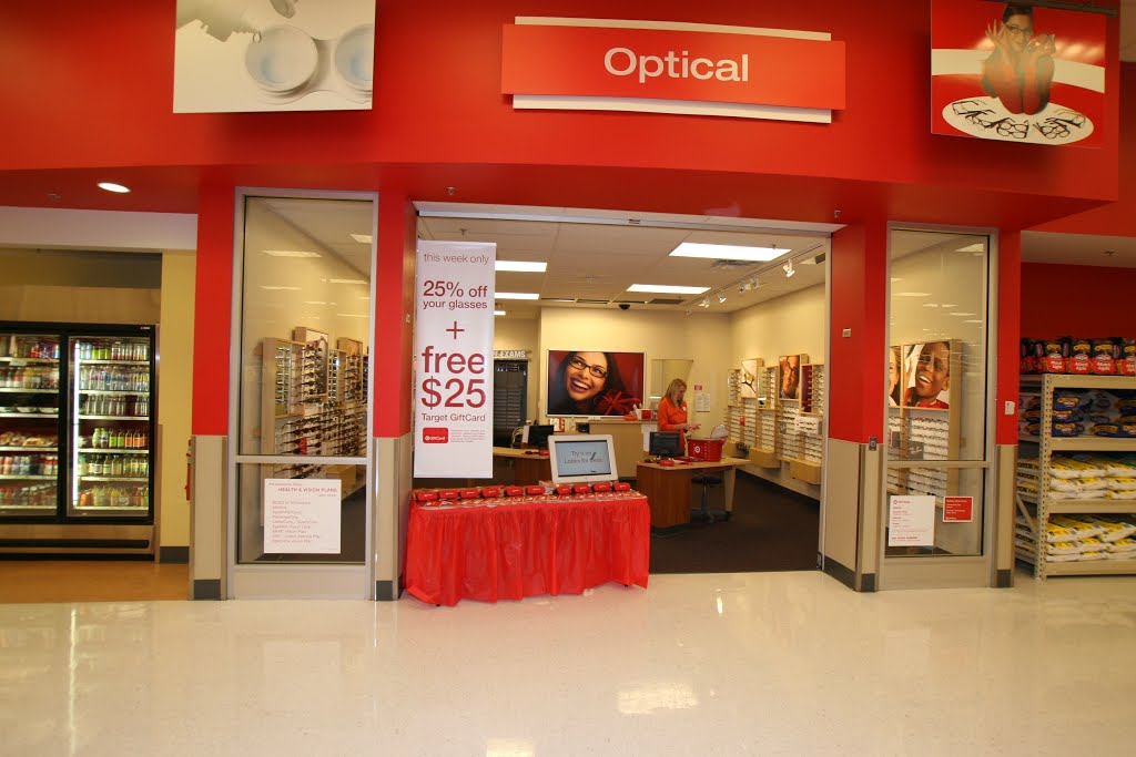 target eyeglass center